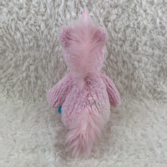 Manhattan Toy Co. Pink Fluffy Unicorn Stuffed Animal Toy - Picture 5 of 11
